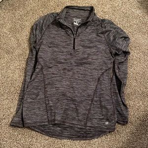 Champion small quarter zip dry-fit material